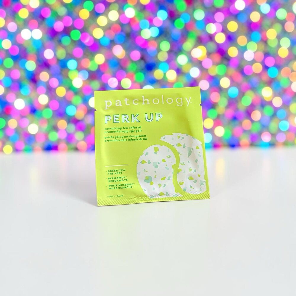 Patchology PERK UP Energizing Tea-Infused Aromathery Eye Gels 1 pair NEW
